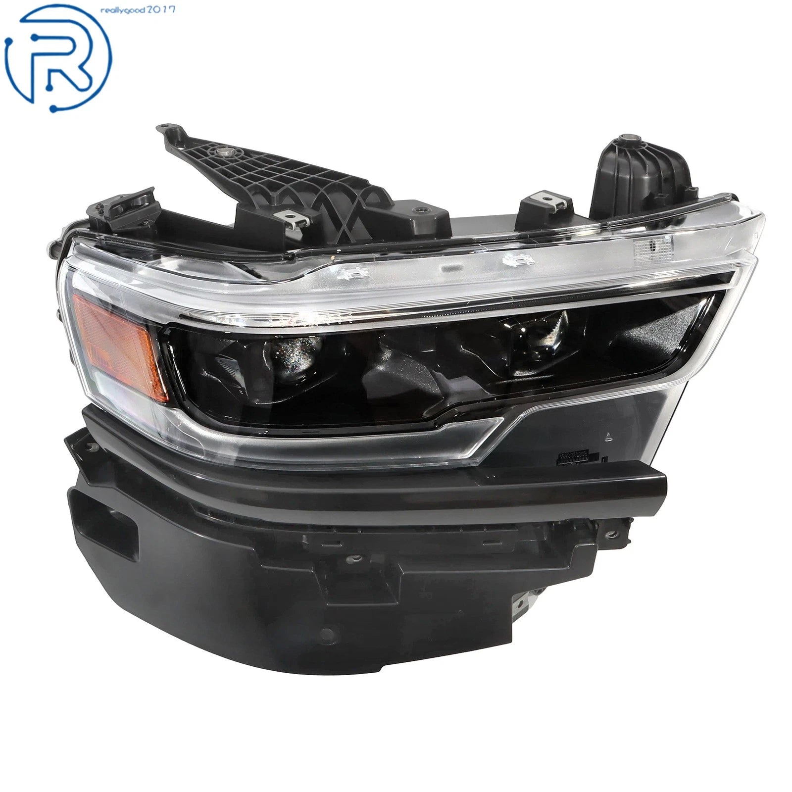 Full LED Projector Headlight Right Side for Ram 1500 (2019–2024)