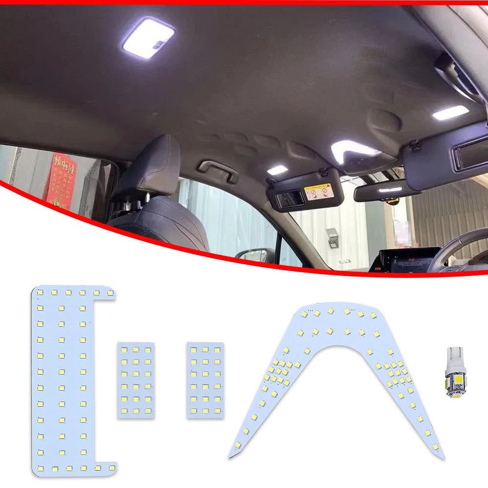 5X White LED Interior Dome Map Reading Light Kit for Toyota C-HR (2016–2026)