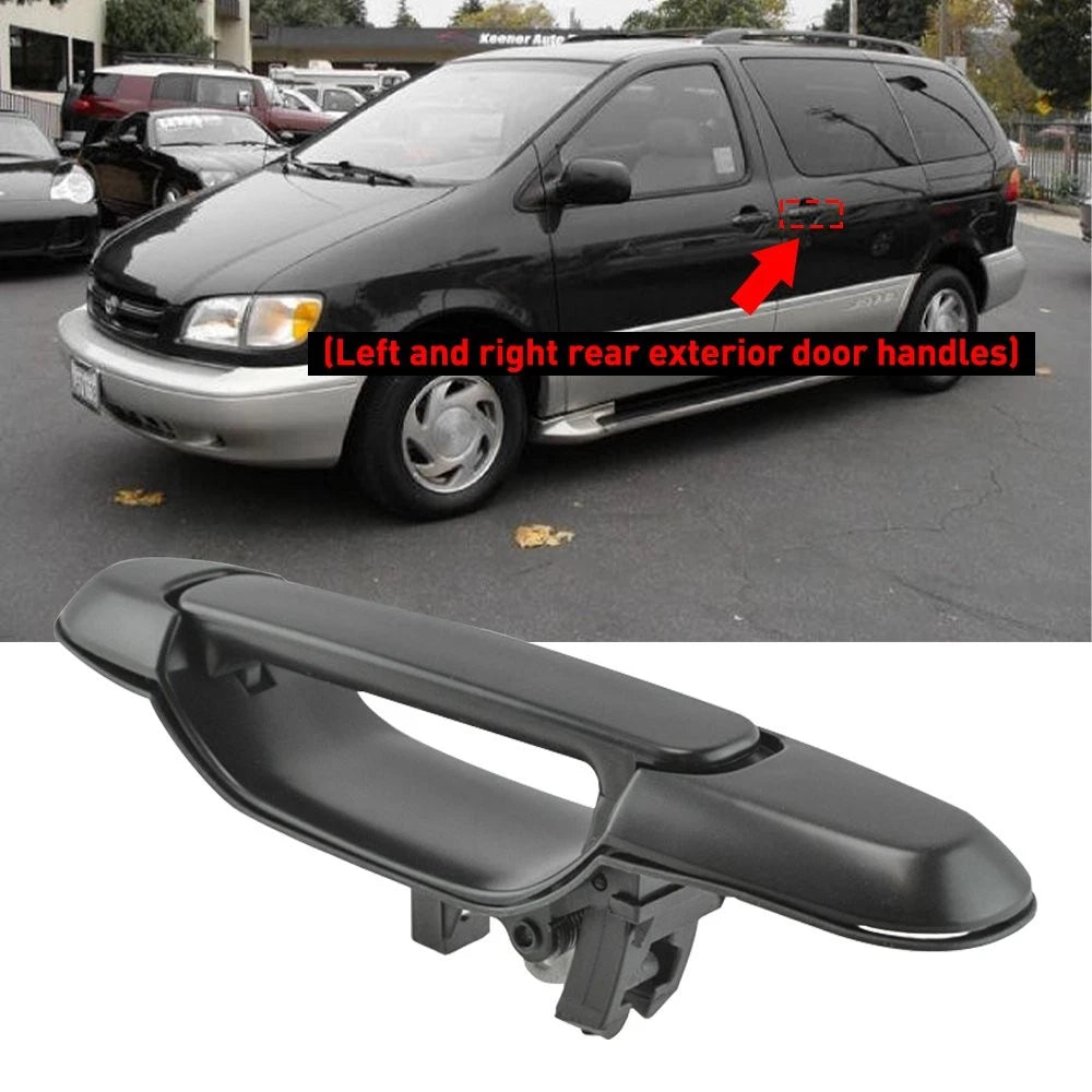 Outside Sliding Door Handle for Toyota Sienna (1998–2003) Left/Right Rear