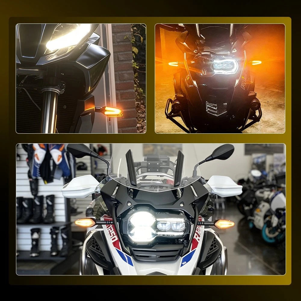 Set of 4 LED Turn Signal Lights for BMW G310R, G310GS (2021–2023)