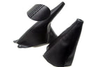 Manual and E Brake Boot Set for Mustang (1999–2004) - Orange Stitch