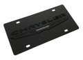 Black License Plate Cover with Blacked Out Chrysler Script for Chrysler (2011–2018)
