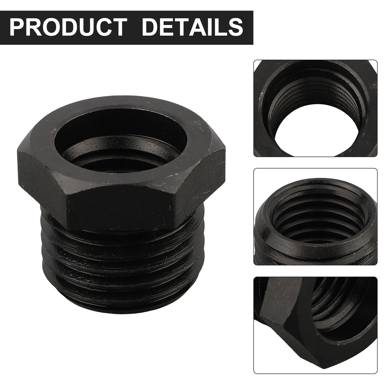 Dust Proof Seal Chuck Adapter M33X3.5 to 1 Inch 8TPI for Wood Lathe