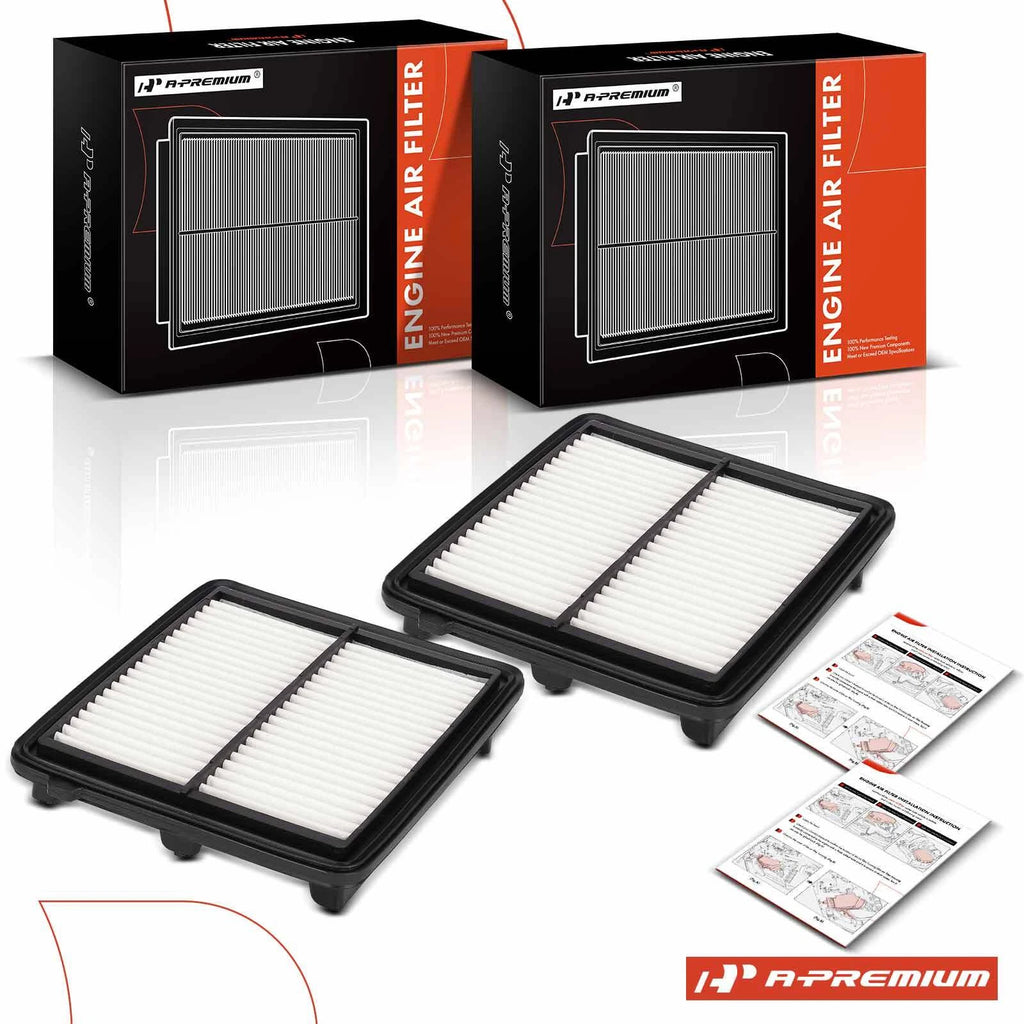 2X Engine Air Filter for Honda Civic (2012–2015) Acura ILX (2013–2015)