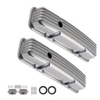 Aluminum Valve Cover Set for Chevy Small Block 283 305 327 350 400 (1958–1986)