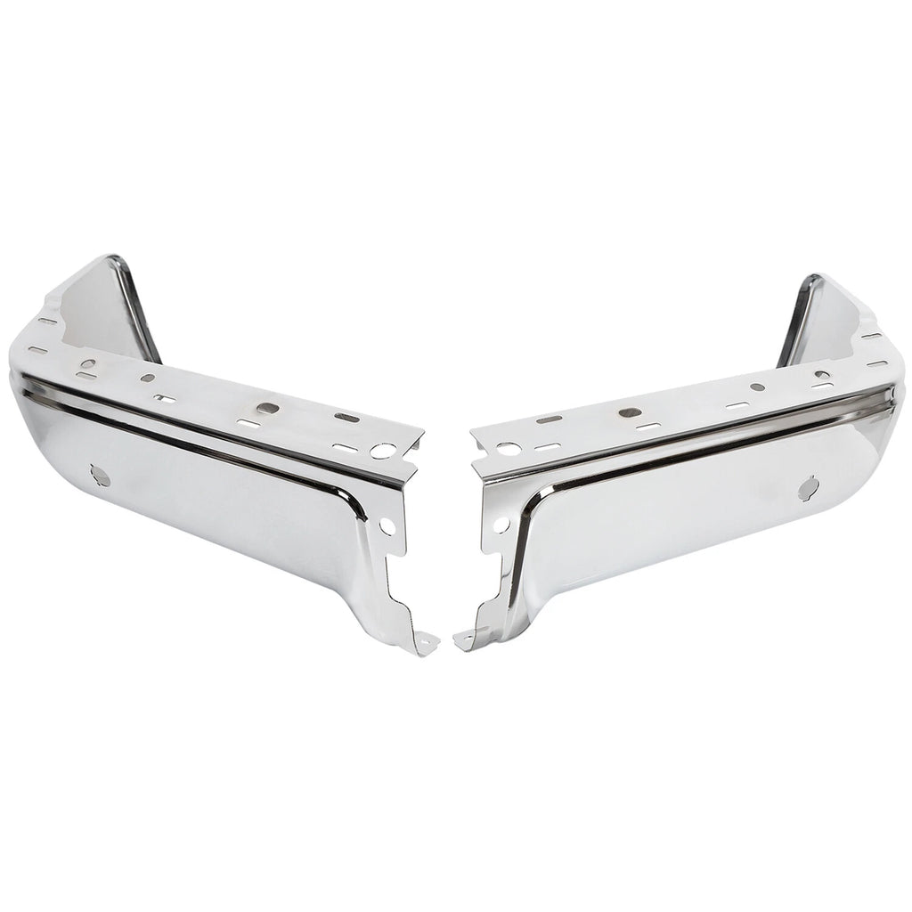 Set of 2 Chrome Rear Bumper End Caps for Ford F-150 (2009–2014)