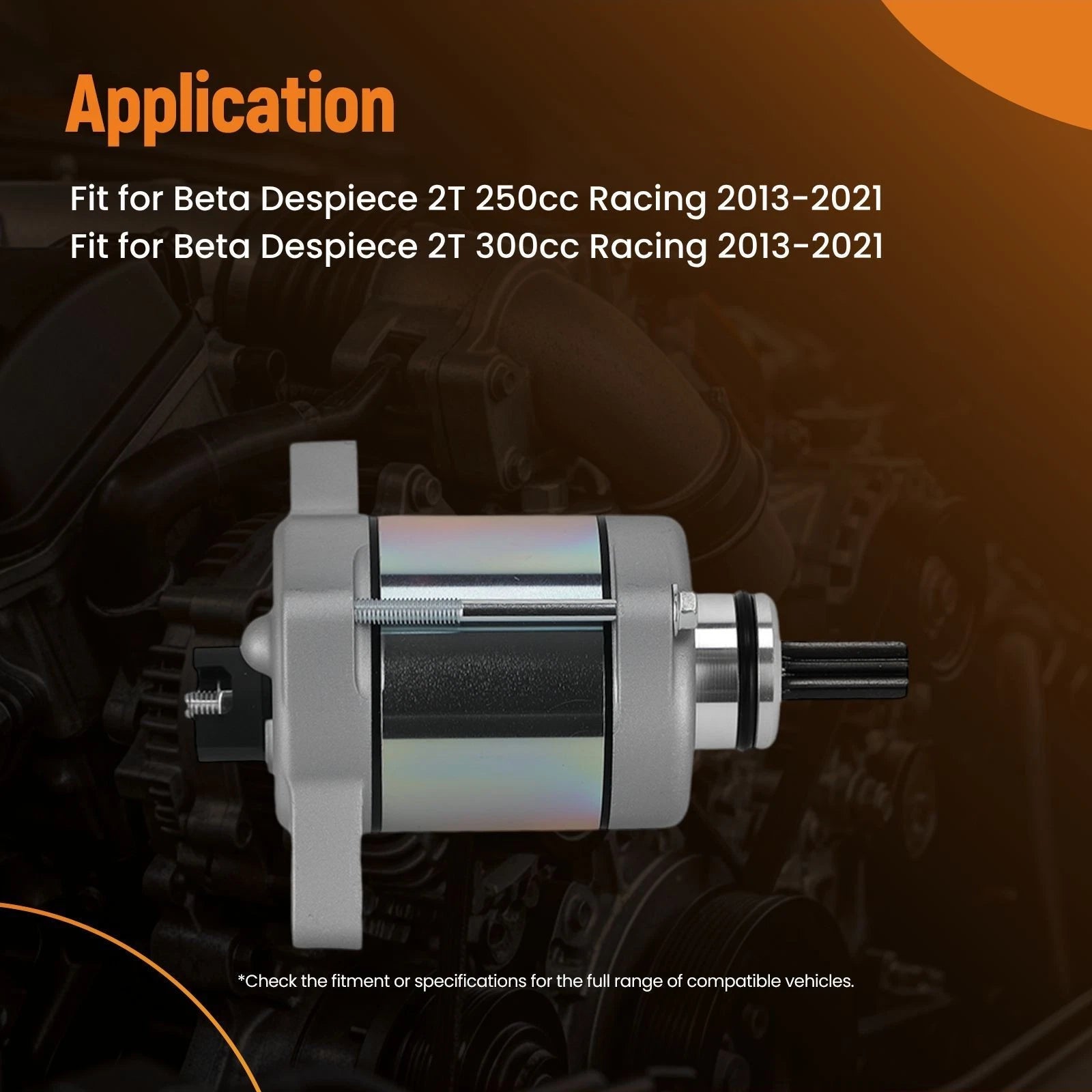 9 Tooth Starter for Beta Despiece 2T 250cc 300cc Racing (2013–2024)