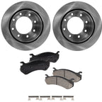 Rear Disc Brake Rotor and Pad Kit for Chevrolet Silverado 2500 HD (2001–2010)