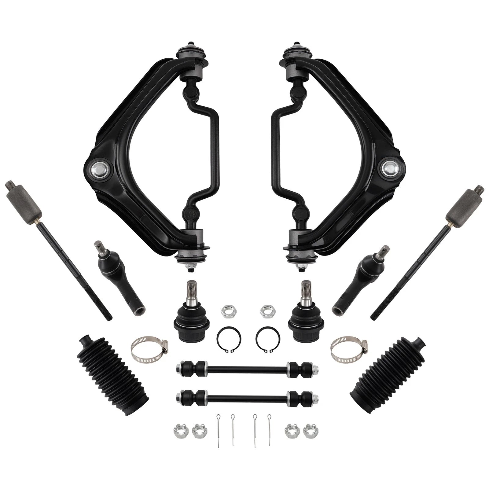 12x Front Upper Control Arms Tie Rods for Ford Explorer Mountaineer (2002–2003)