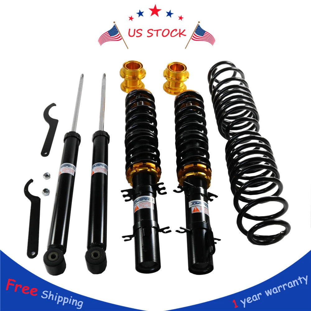 Coilover Struts Suspension Spring Kit for VW Golf GTI Jetta MK4 (1999–2005)