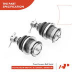 8x Front Lower Control Arm Tie Rod Ball Joint for Ford F-150 (2004–2006)
