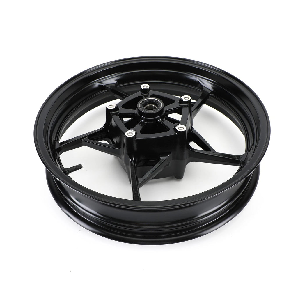 Black Front Wheel Rim for Kawasaki EX650 Ninja 650 Z650 Z900 (2017–2020)