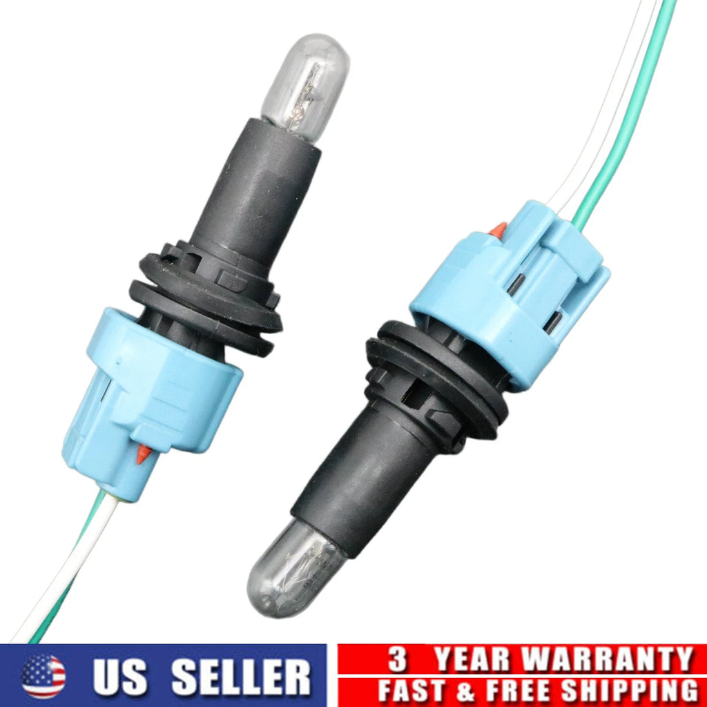 2X Parking Light Bulb & Socket Harness for Toyota Universal MDX ES IS NX