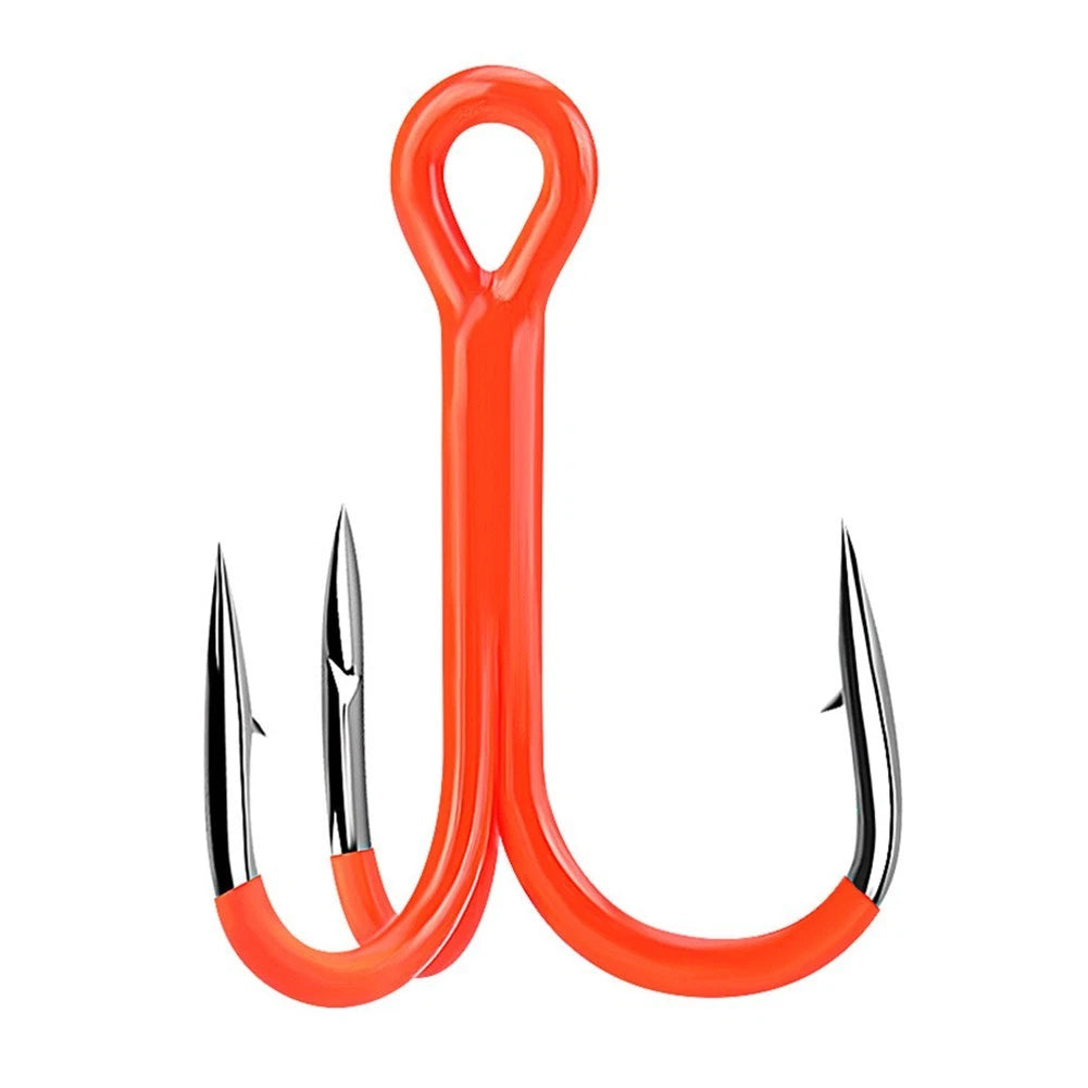 11pcs Treble Hooks for Fishing (Carbon Steel, 2X Strength)