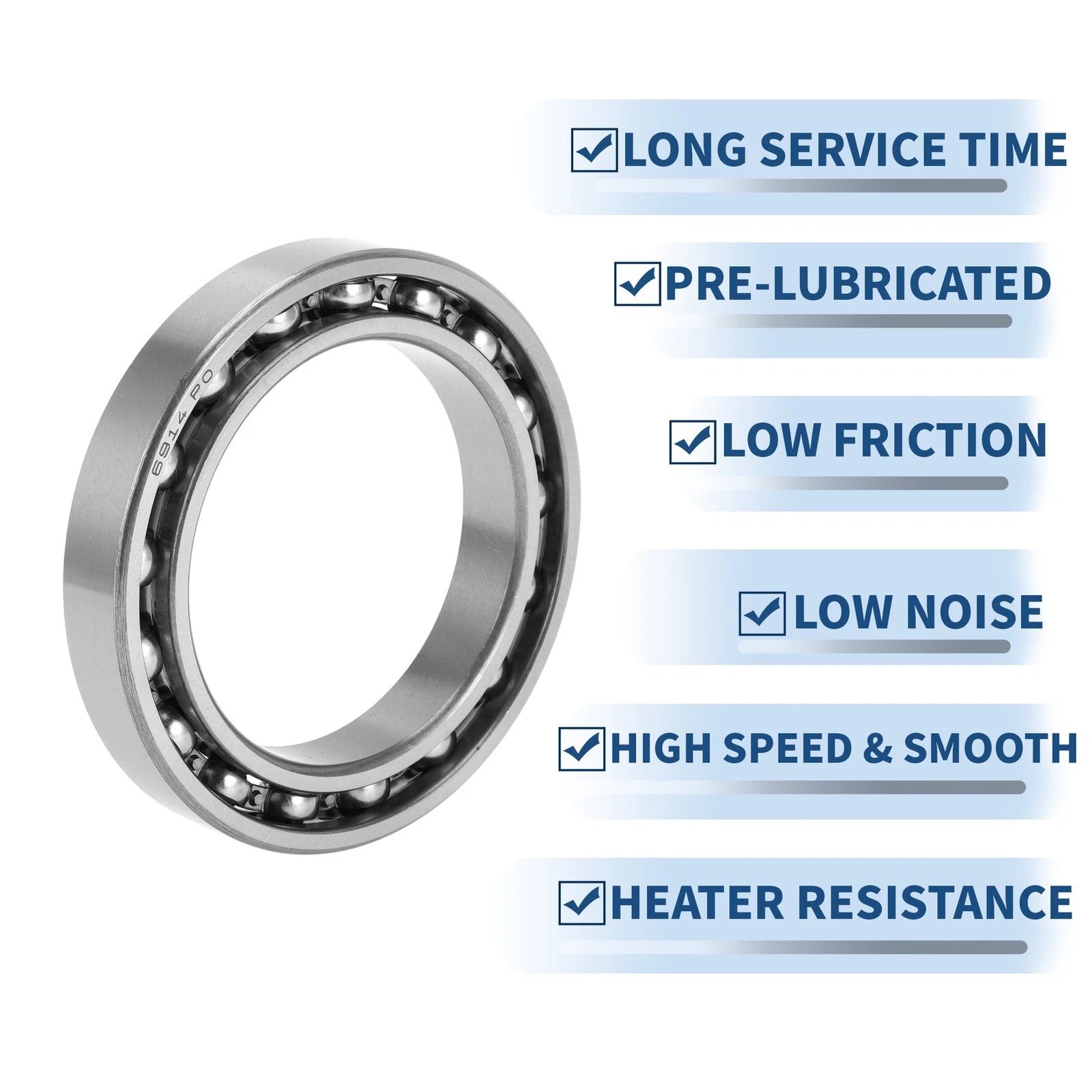 Deep Groove Ball Bearing 70x100x16mm for Scooter Skateboard (P0)