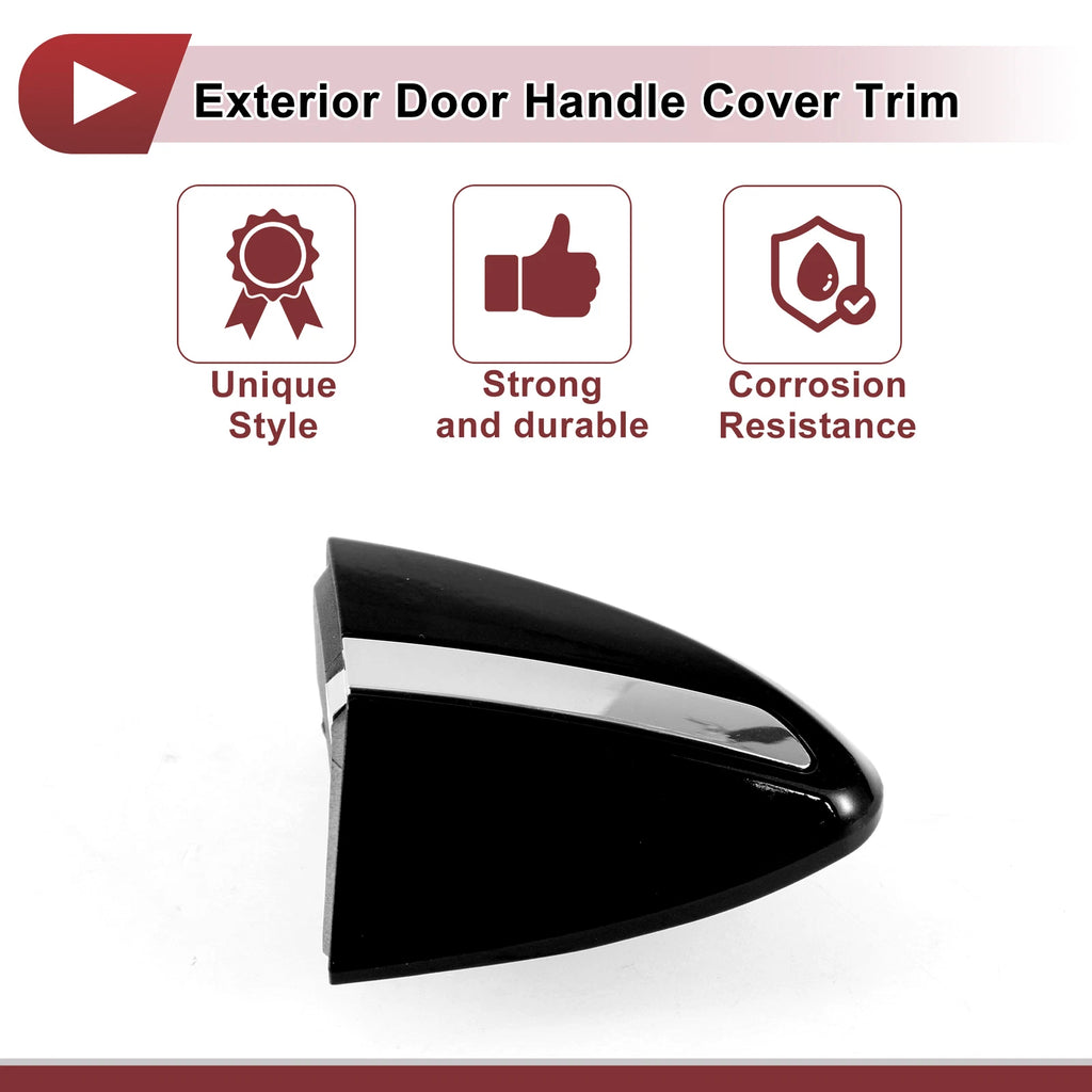 Exterior Door Handle Cover Trim for Toyota Corolla (2014–2018) Black
