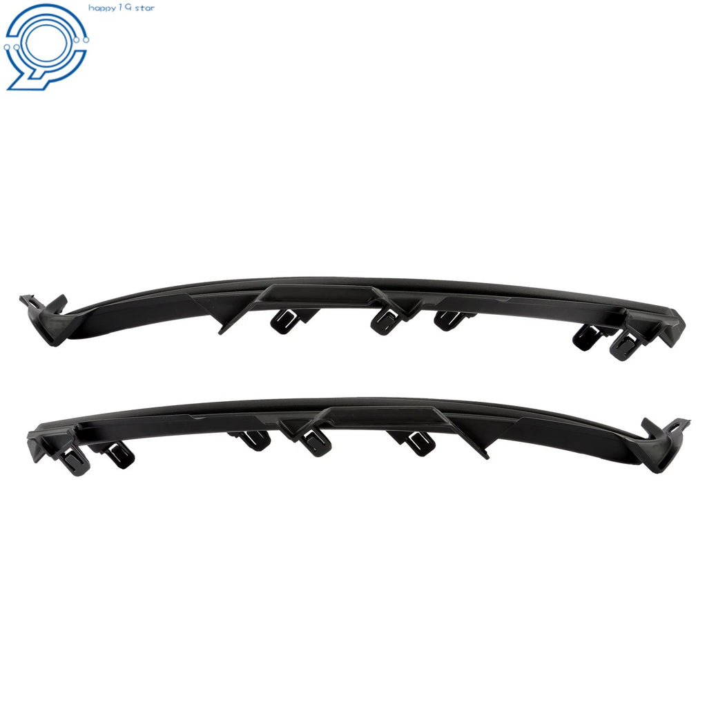 Pair Fog Light Covers for Mazda CX-9 (2016-2023) Black Plastic