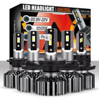 2X H11 H13 9005 9006 9007 9012 LED Headlight Bulbs for