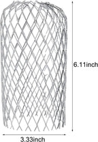 10 Pack Gutter Guards for Leaf Protection (Aluminum, 3")