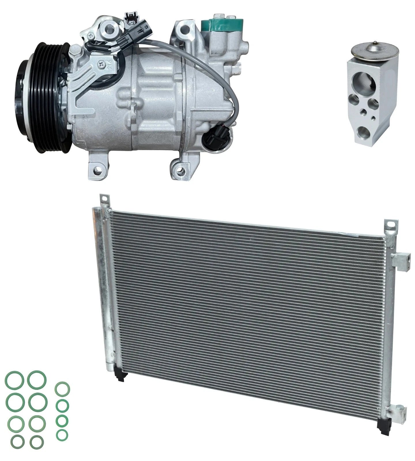 AC Compressor Kit With Condenser for Nissan Rogue 2.5L (2015–2015)