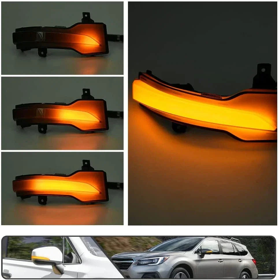 Sequential LED Side Mirror Turn Signal Light for Subaru Impreza Forester Outback