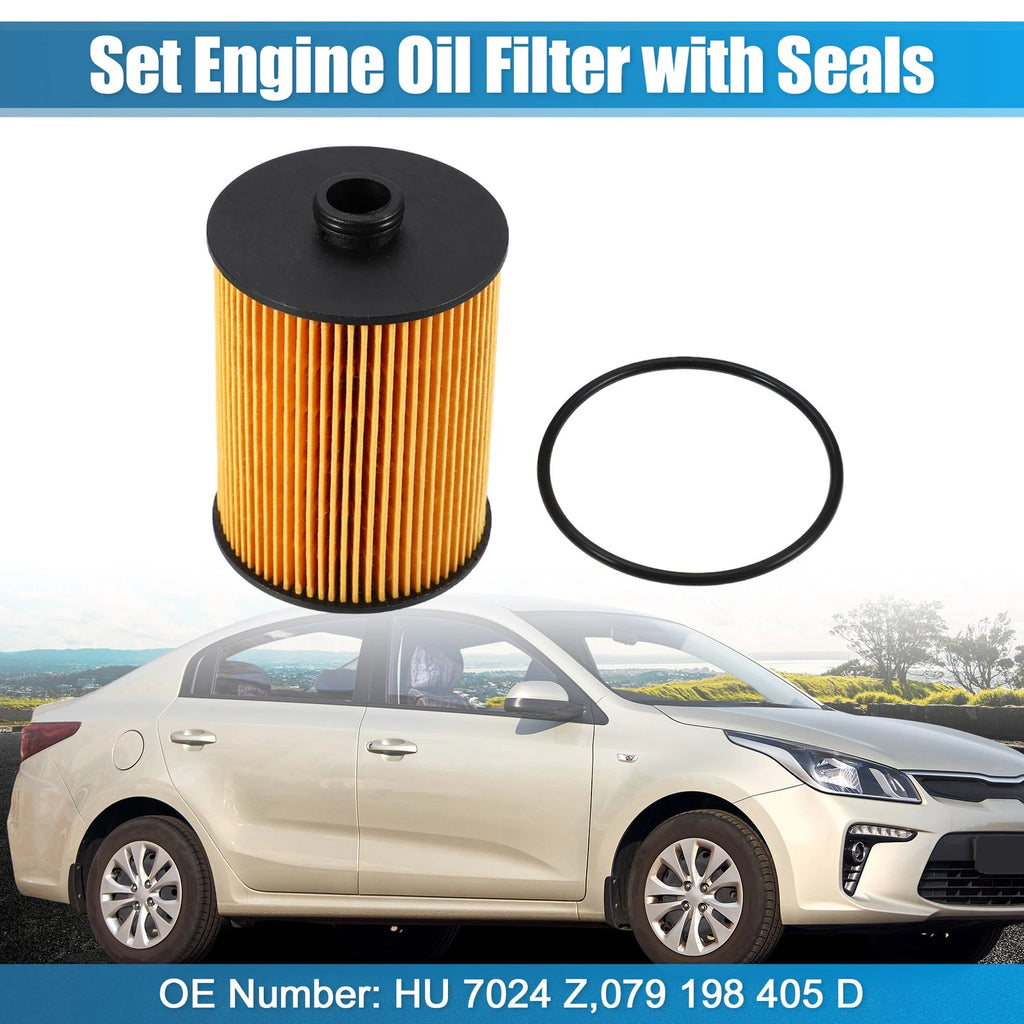Set of 1 Engine Oil Filter HU 7024 Z 079 198 405 D 03H 115 562 B for Audi A8 (1994–2020)