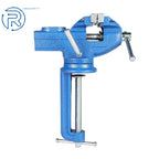 3-Inch Bench Vise with 360° Swivel Base for Universal Use
