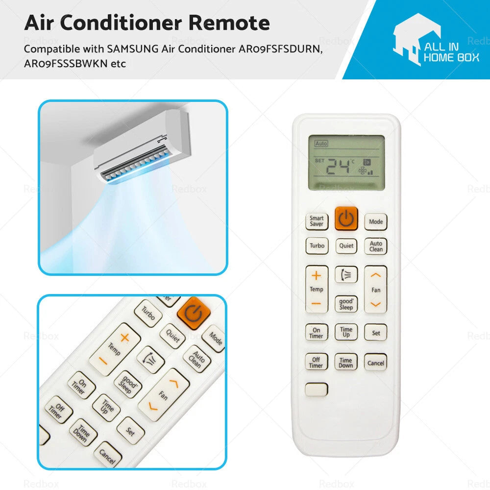 A/C Air Conditioner Remote for Samsung (2002–2019)