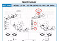 Exhaust Manifold Bellow Tube for MerCruiser GM V6 V8 (70981A3)