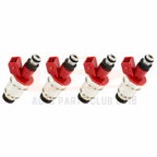 Set of 4 Fuel Injectors for Nissan D21 2.4L (1990–1995)
