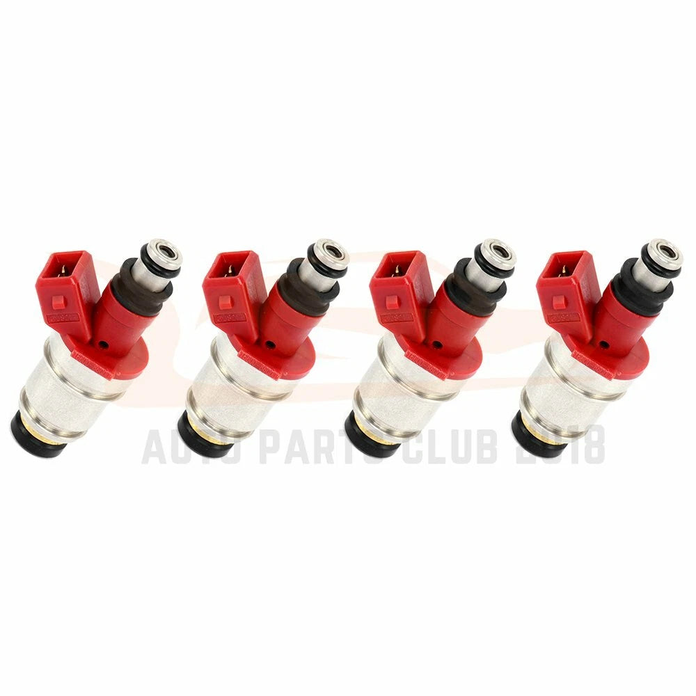 Set of 4 Fuel Injectors for Nissan D21 2.4L (1990–1995)