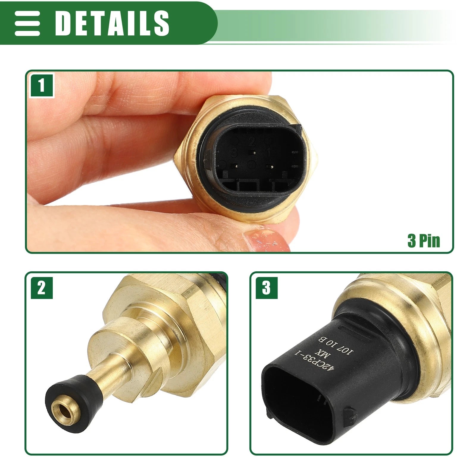 Fuel Oil Pressure Sensor for Nissan Navara Pickup (No. 223655X00A)