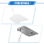 Tow Hook Eye Hole Cap for Mercedes-Benz E350 (2010–2013) White