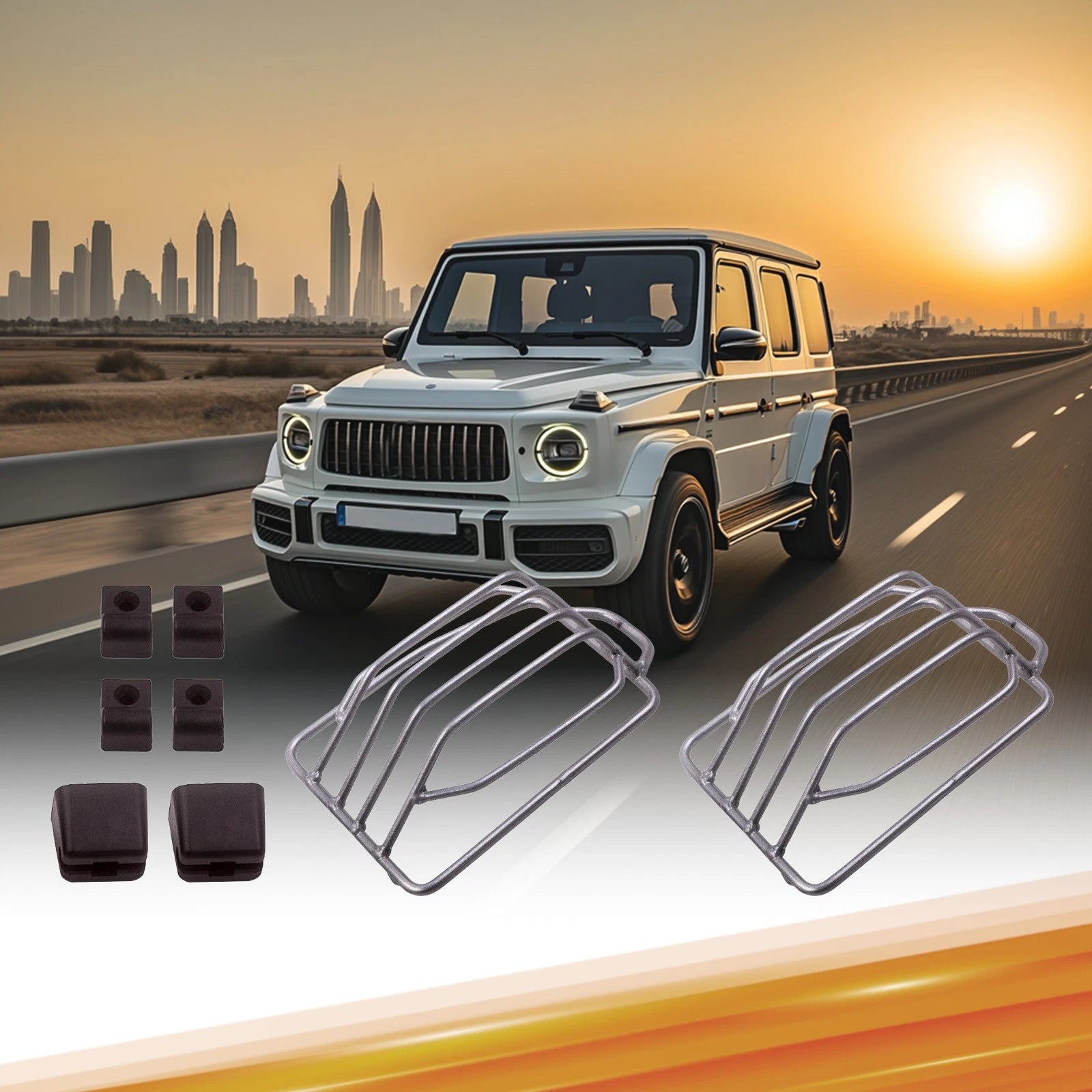 Turn Signal Light Guards for Mercedes Benz G Class (W463 W461 W460)