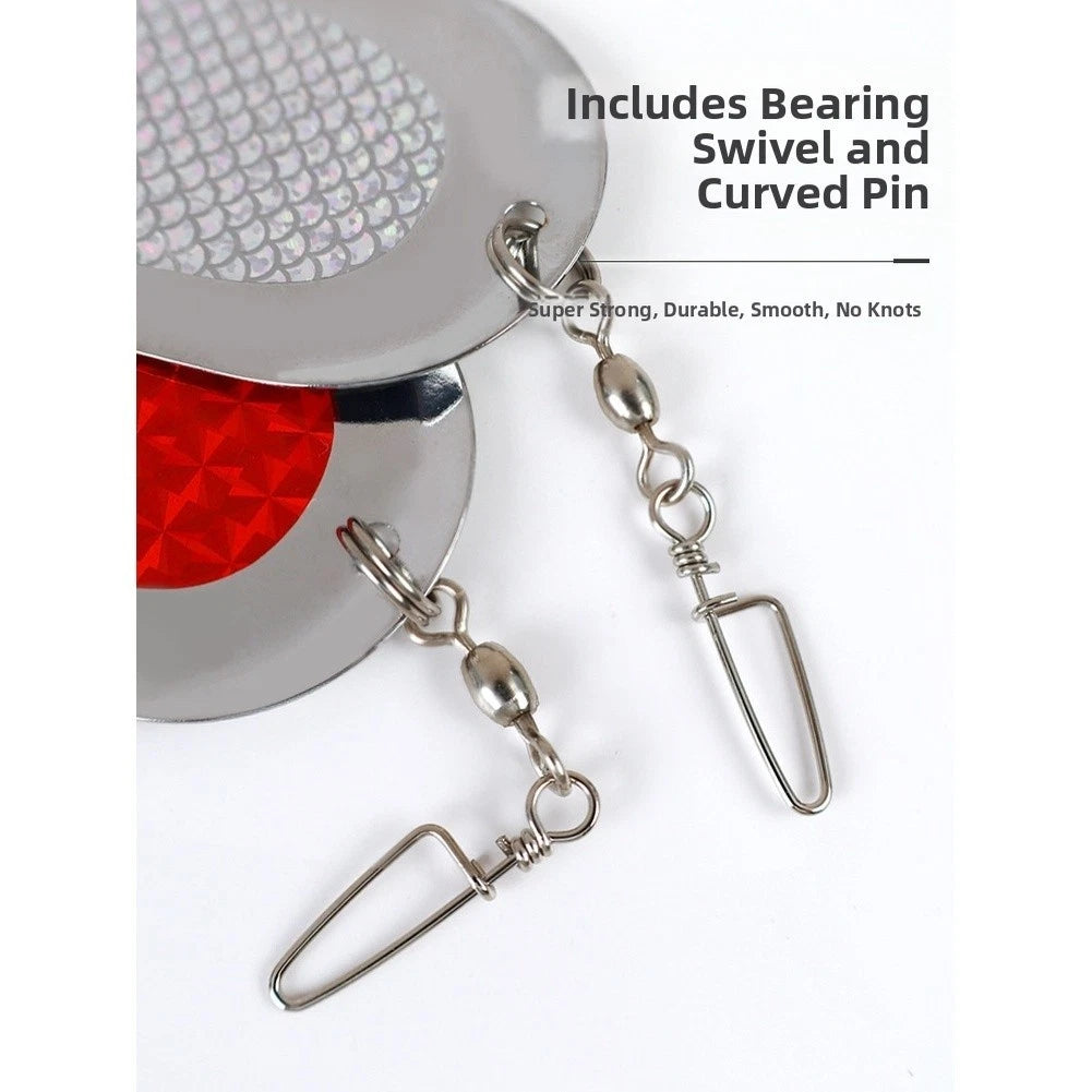 Metal Trolling Flash Board Bait for Salmon Fishing (LED)