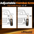Adjustable Front Upper Camber Control Arms for Chrysler 300 (2005–2023)