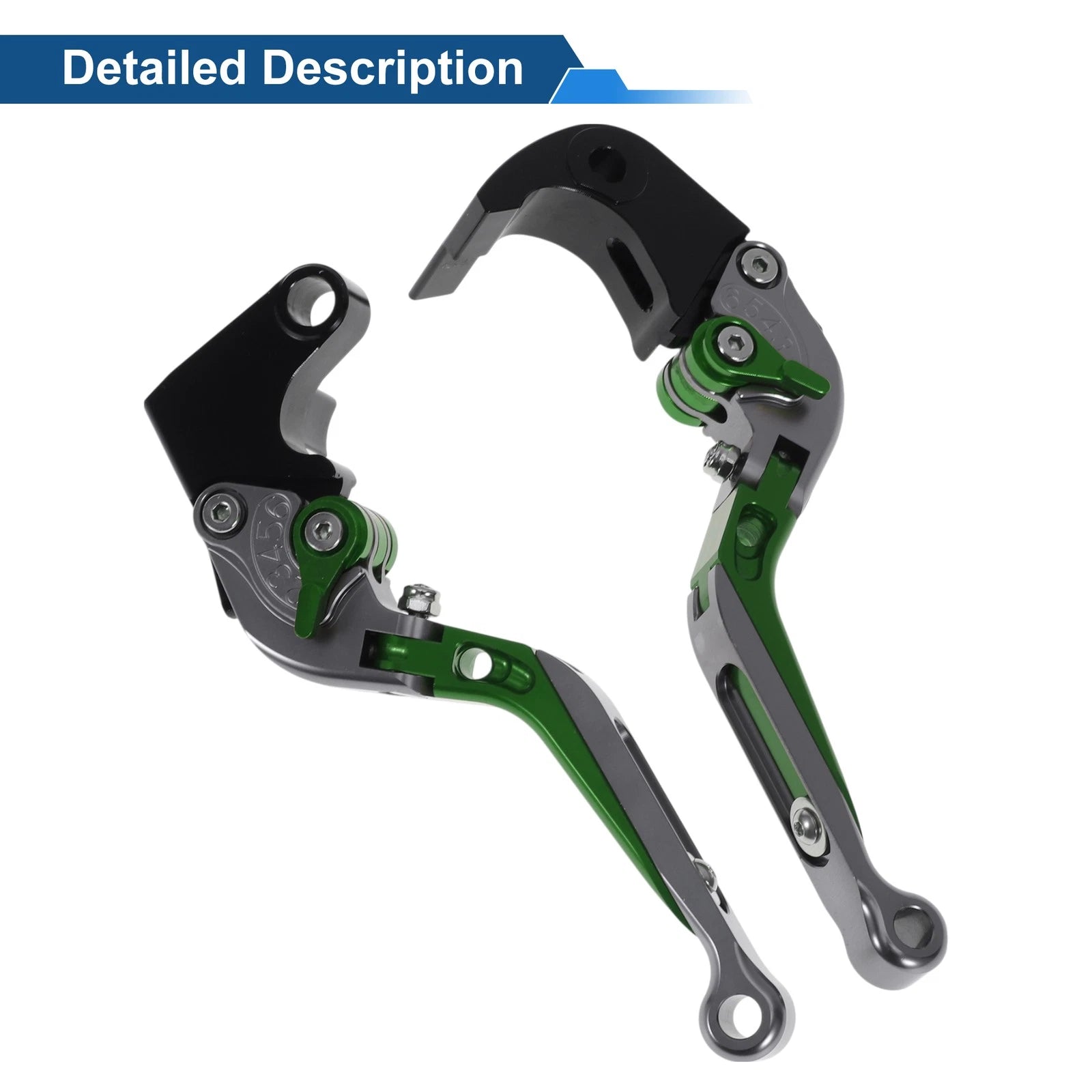 Adjustable Brake Clutch Lever for Honda CBR600RR (2003–2016) Titanium Green