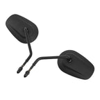 Matte Black Rearview Mirrors for Harley Heritage Softail Dyna Fat Bob