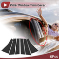 Door Pillar Window Trim for Nissan Note E12/E13 (2013–2020) Black