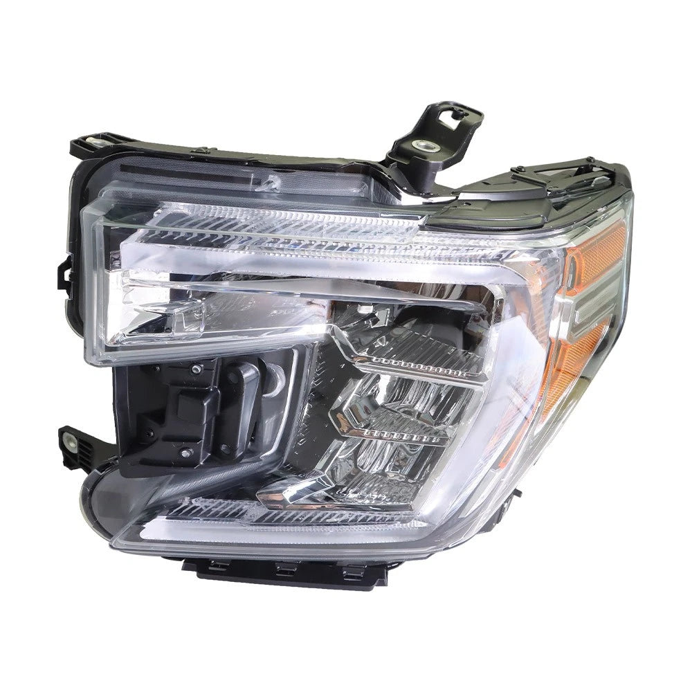 LED Headlight w/ DRL Clear Lens Left Side for GMC Sierra 1500 (2019–2021)