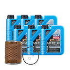 6L Liqui Moly Longtime High Tech 5W-30 Oil Change Kit for BMW 525i (2001–2007)