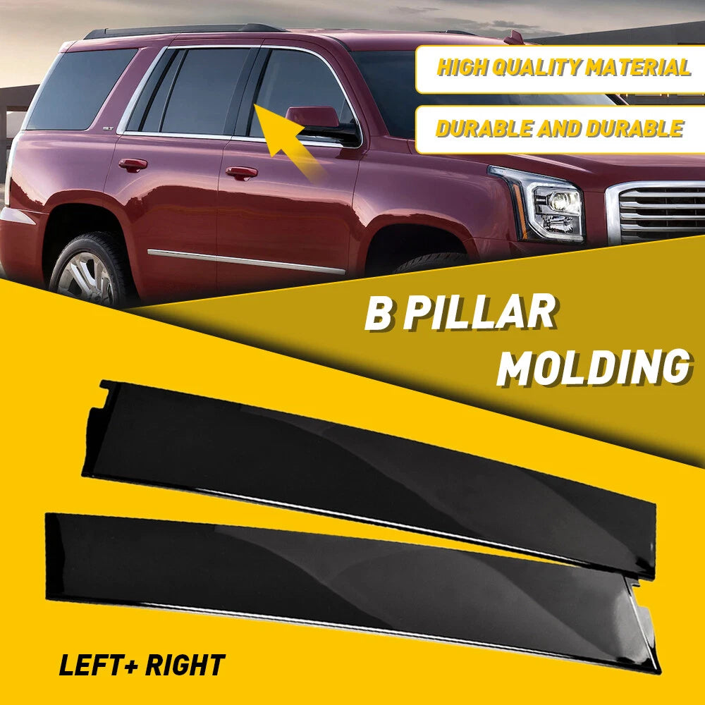 B Pillar Door Molding Trim for Cadillac Chevy GMC (2015–2020)