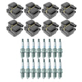 Set of 8 Ignition Coils & 16 Spark Plugs for Mercedes W202 C215 C208 W210
