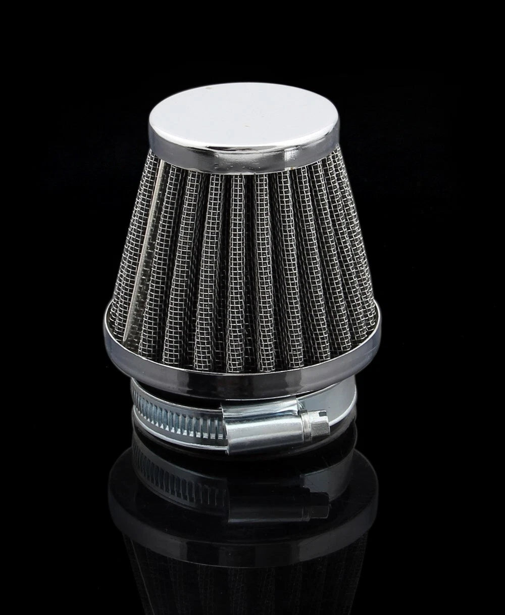 Cold Air Filter Pod Cleaner Kit for Motorcycle Pit Bikes ATV (38mm/39mm/40mm)