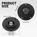 CNC Keyless Fuel Gas Tank Cap Cover for Kawasaki ZX10R ZX14 (2006–2013)