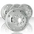 CHROME 16" 8 Lug Dual Wheel Simulators Dually Rim Skins Liners Covers for Chevy