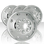 CHROME 16" 8 Lug Dual Wheel Simulators Dually Rim Skins Liners Covers for Chevy