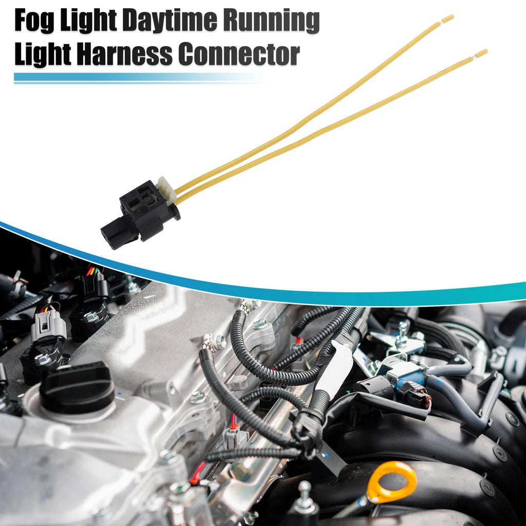 2X Fog Light Daytime Running Light Harness Connector for Mercedes Benz 