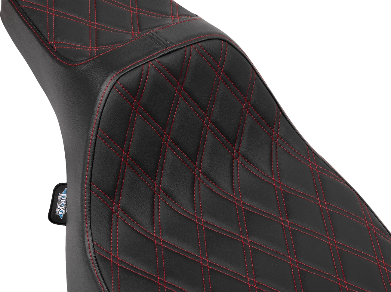 Set of 2 Drag Specialties Extended Reach Predator III Seats for Harley