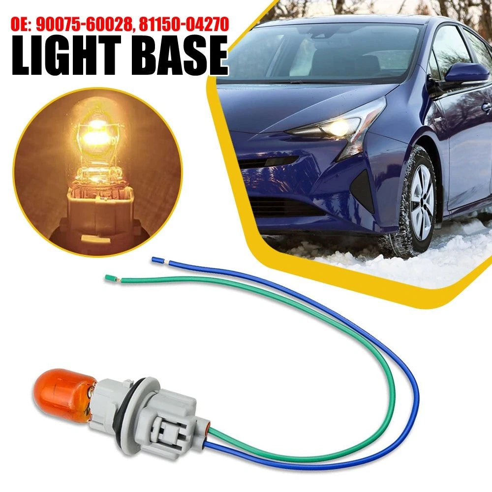 Turn Signal Corner Light with Connector Socket for Toyota (90075-60028)
